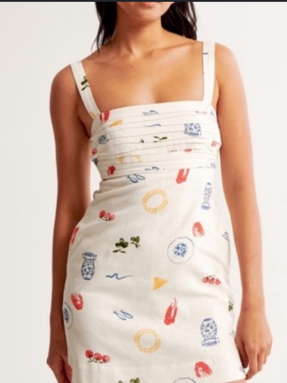 Abercrombie & Fitch White Emerson Dress